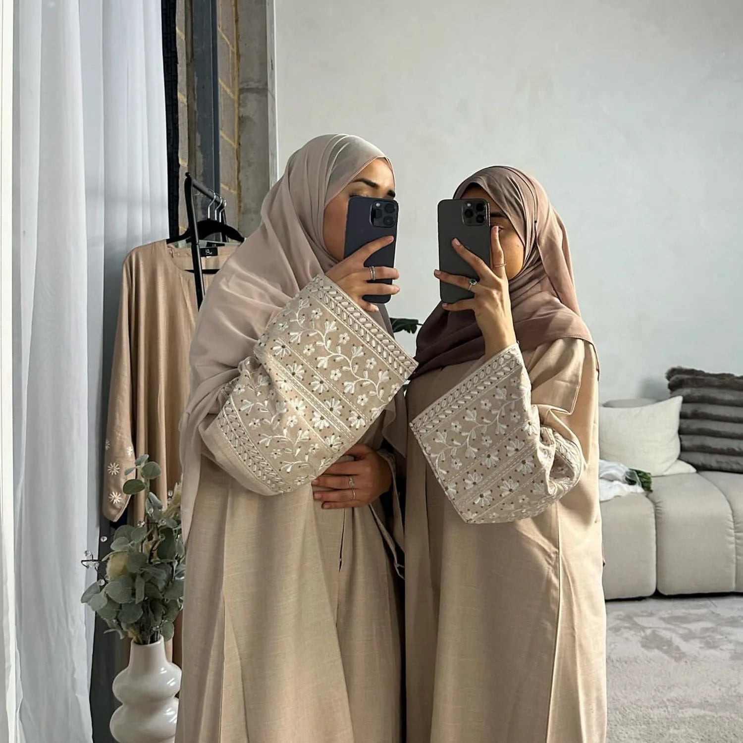 Open Abaya Muslim Cardigan Maxi Dress Women Embroidery Kaftan Islamic Clothing Caftan Marocain Femme Kebaya Robe Kimono Abayas